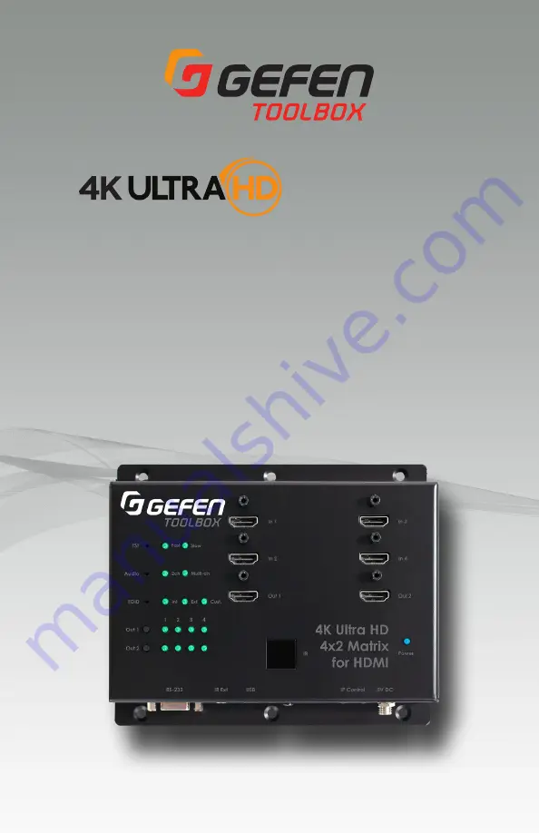 Gefen TOOLBOX GTB-HD4K2K-442-BLK User Manual Download Page 1