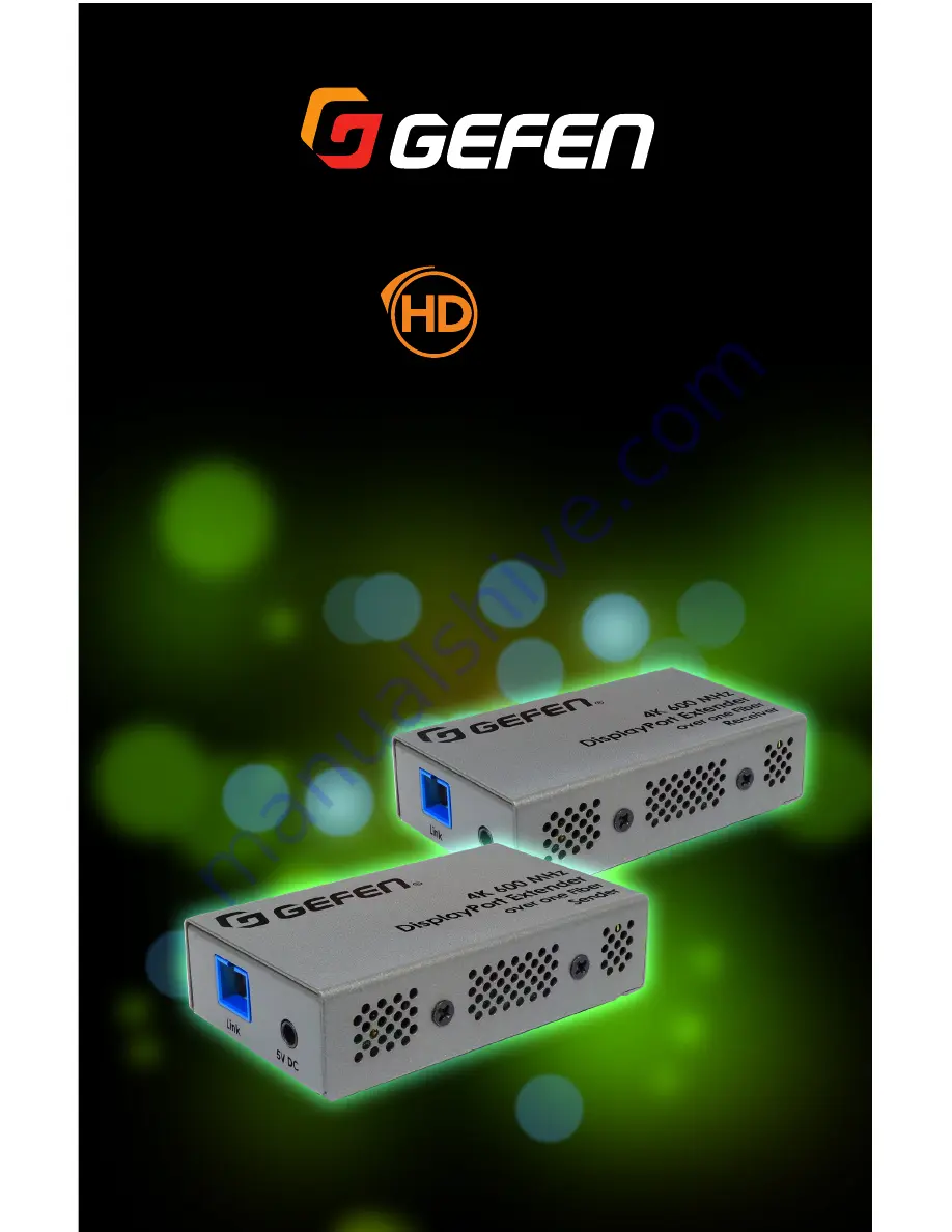 Gefen EXT-DP-4K600-1SC Скачать руководство пользователя страница 1