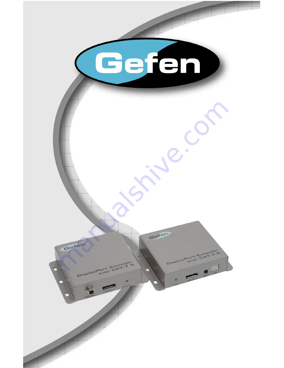 Gefen EXT-DP-CAT7 User Manual Download Page 1