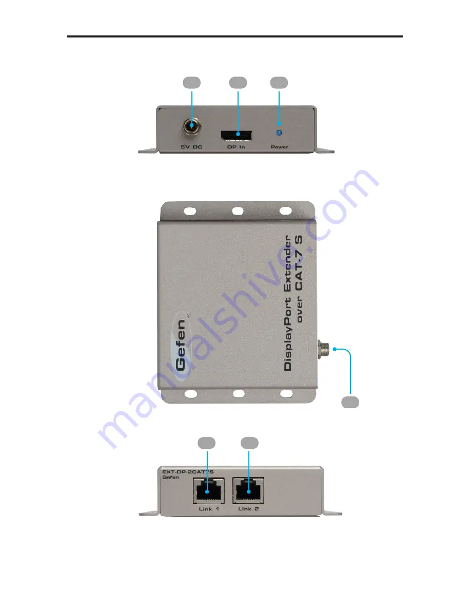 Gefen EXT-DP-CAT7 Скачать руководство пользователя страница 8