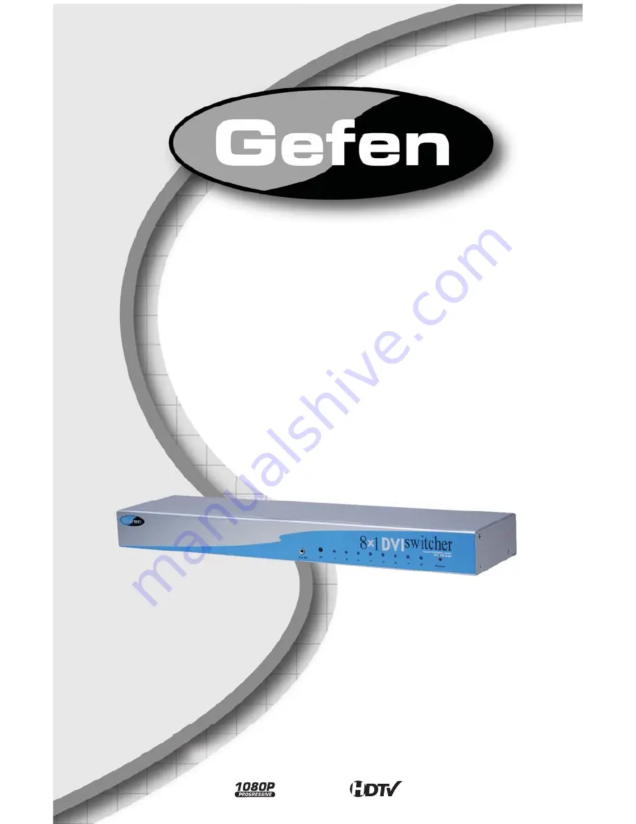 Gefen EXT-DVI-841 Скачать руководство пользователя страница 1