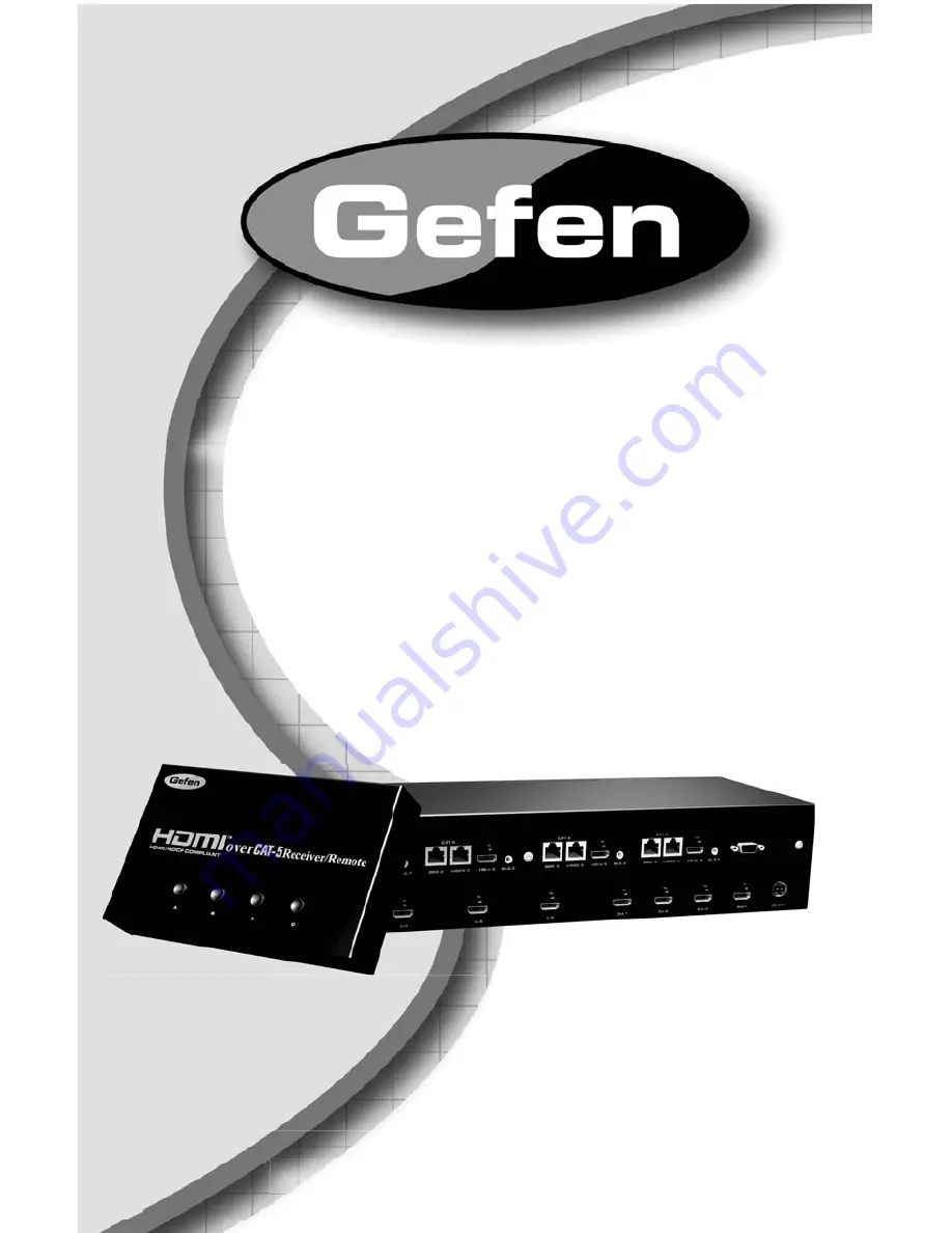 Gefen EXT-HDMI-CAT5-444 Скачать руководство пользователя страница 1