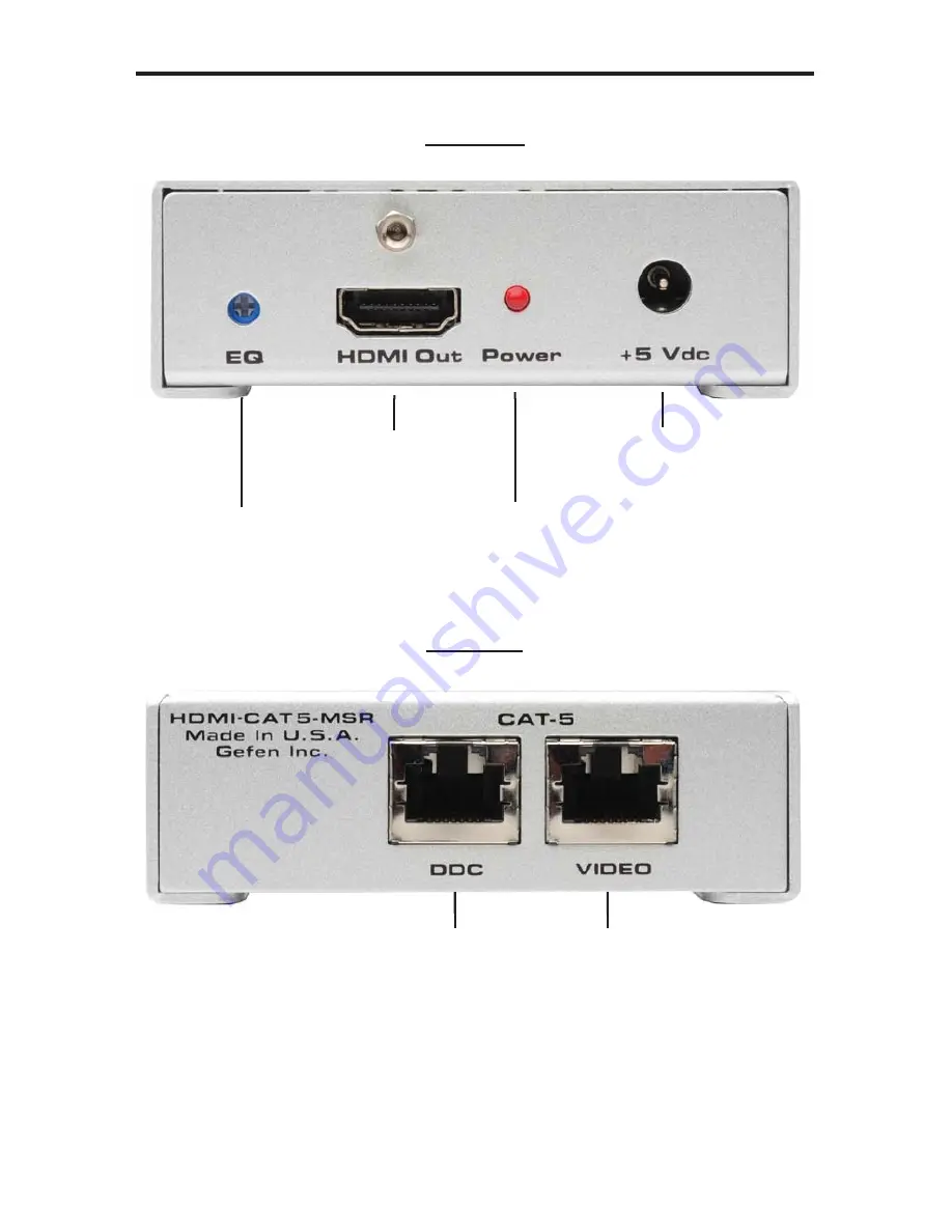 Gefen EXT-HDMI-CAT5-MS Скачать руководство пользователя страница 8