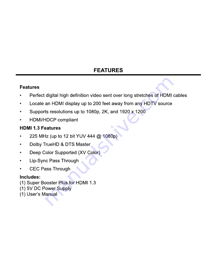 Gefen EXT-HDMI1.3-141SBP Скачать руководство пользователя страница 3