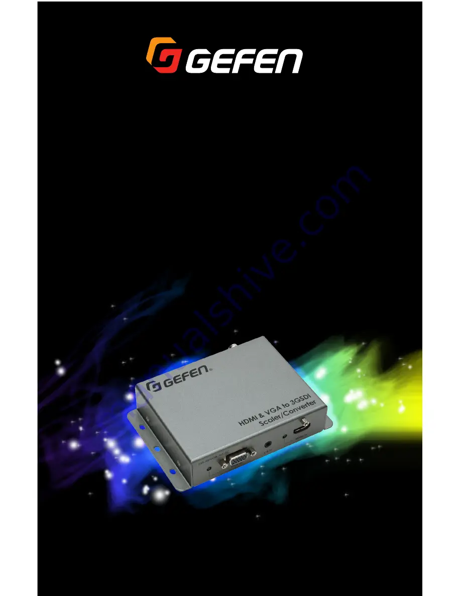 Gefen EXT-HDVGA-3G-SC User Manual Download Page 1