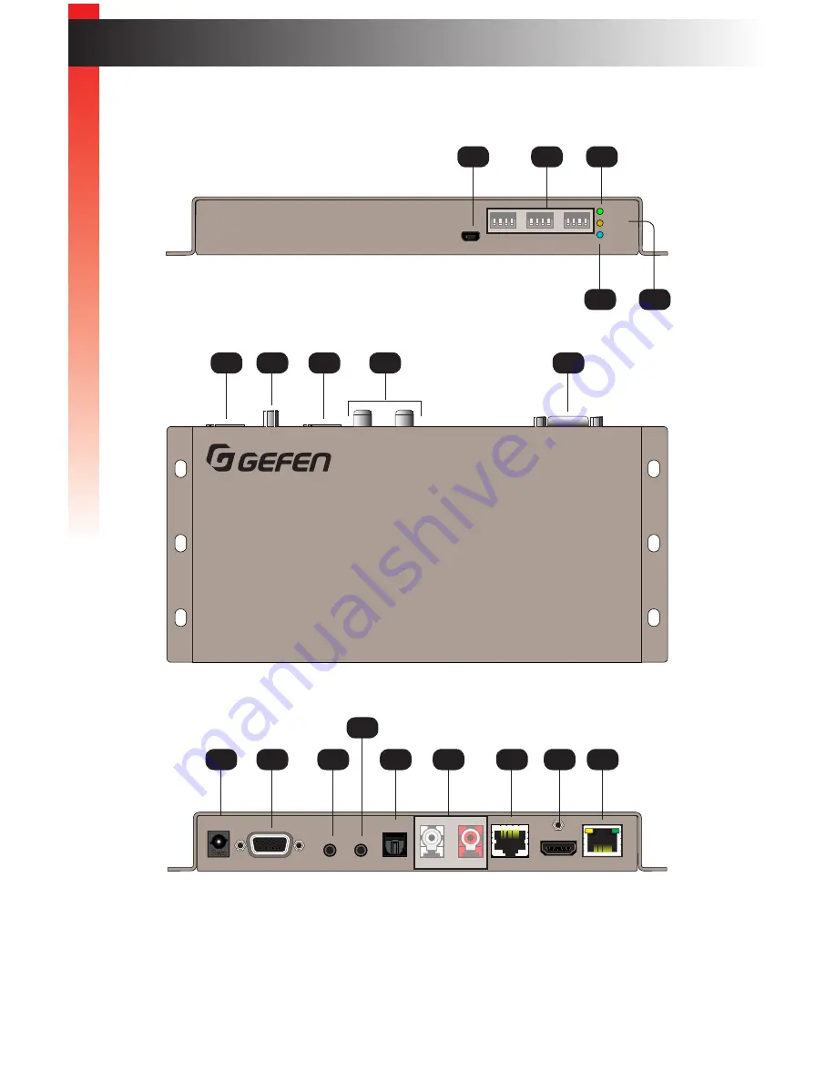 Gefen EXT-UHDA-HBT2 User Manual Download Page 12