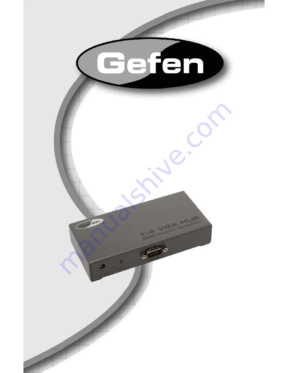 Gefen EXT-VGA -145 User Manual Download Page 1