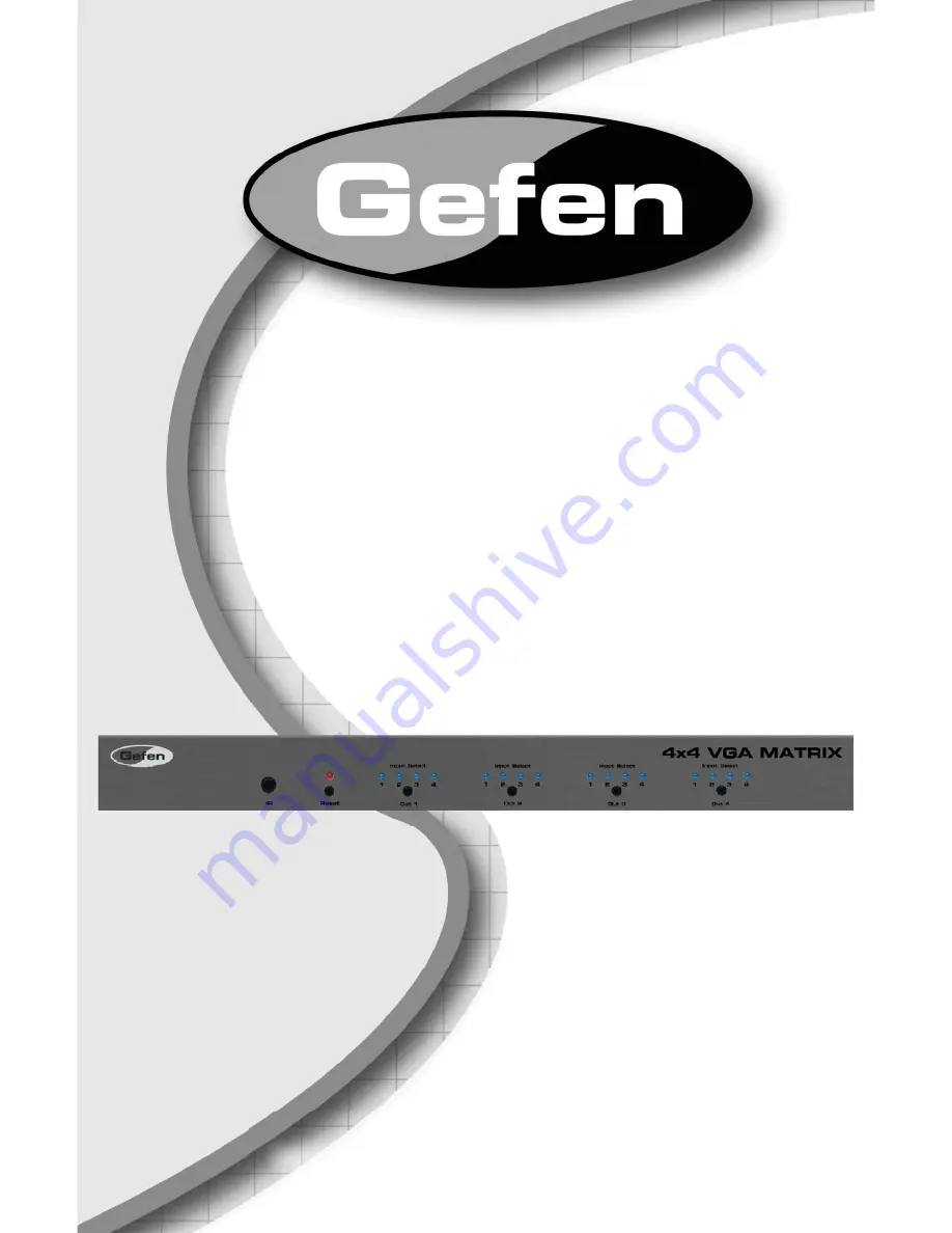 Gefen EXT-VGAAUD-444 User Manual Download Page 1