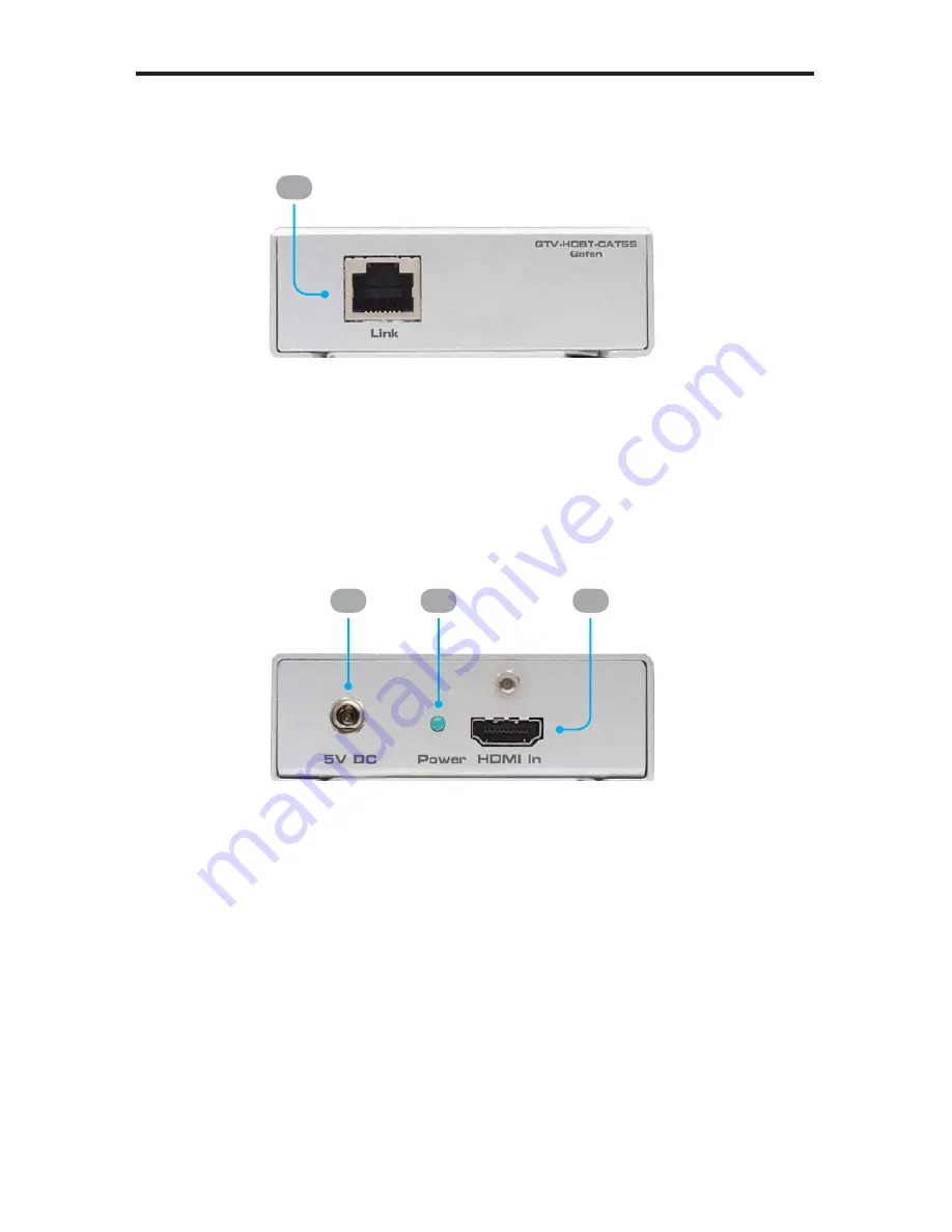 Gefen GTV-HDBT-CAT5 User Manual Download Page 8