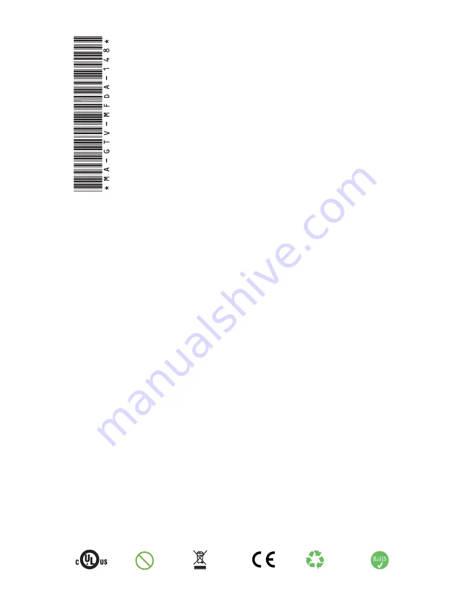 Gefen GTV-MFDA-148 User Manual Download Page 20