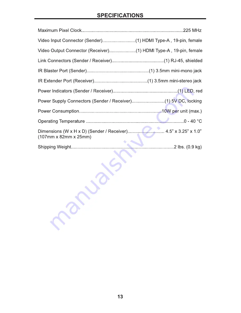 Gefen Toolbox GTB-HDMI-3DTV User Manual Download Page 17