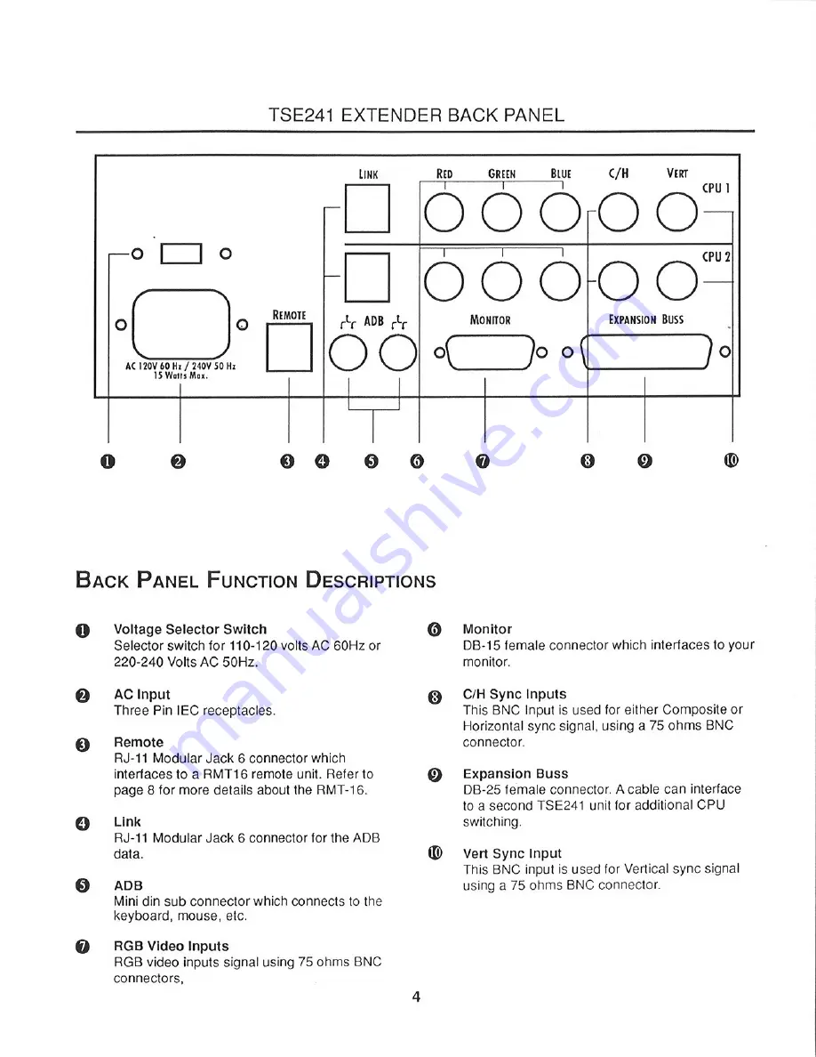 Gefen TSE241 User Manual Download Page 7