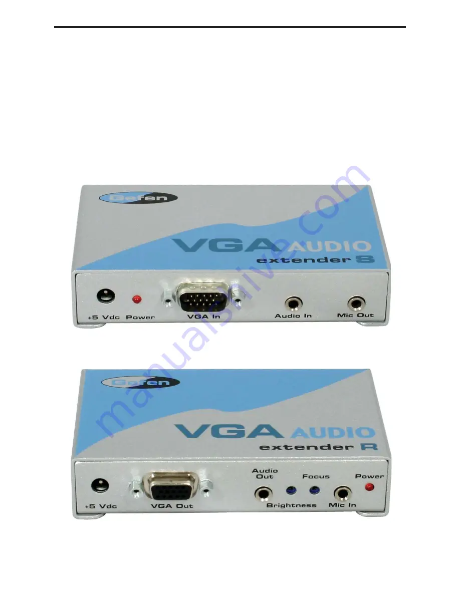 Gefen VGA-AUDIO-141 User Manual Download Page 5