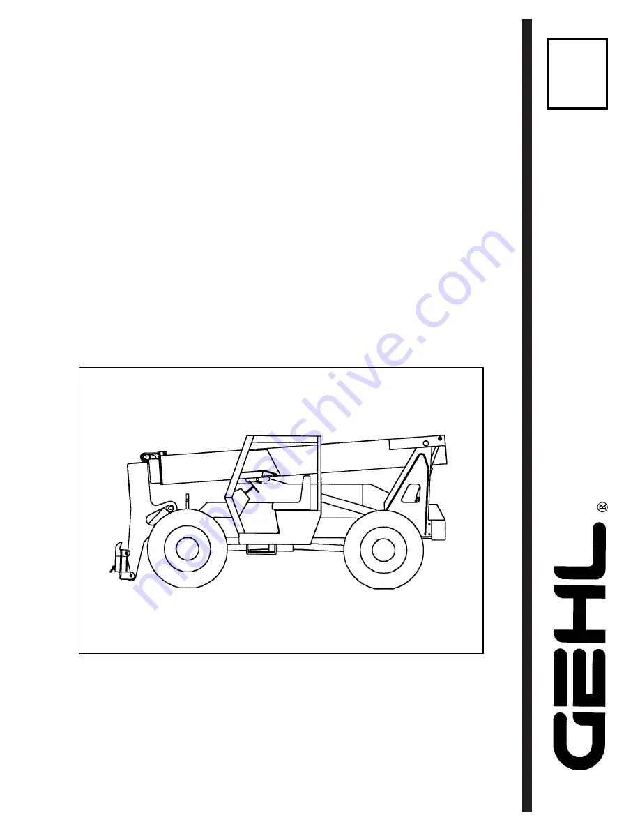 Gehl Dynalift 663 Скачать руководство пользователя страница 1