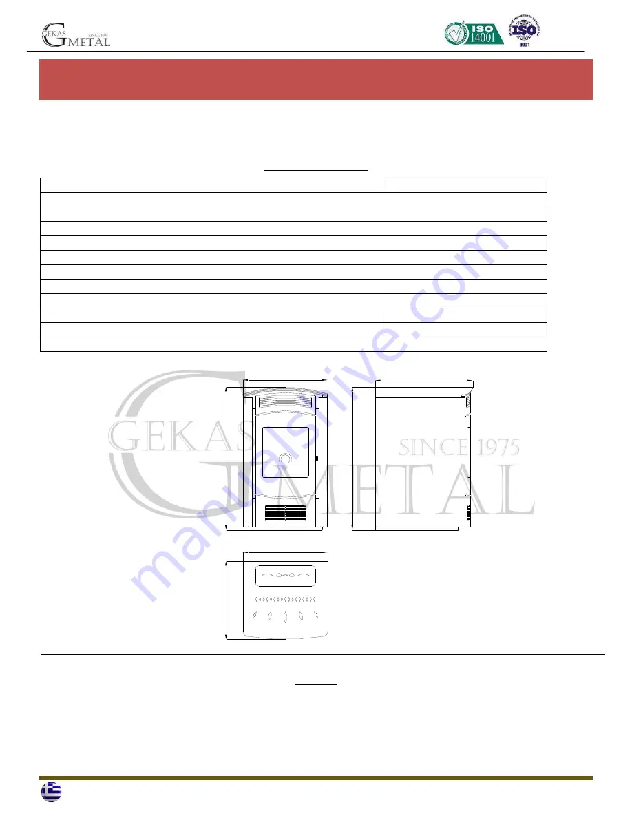 Gekasmetal AMANDA User Manual Download Page 14