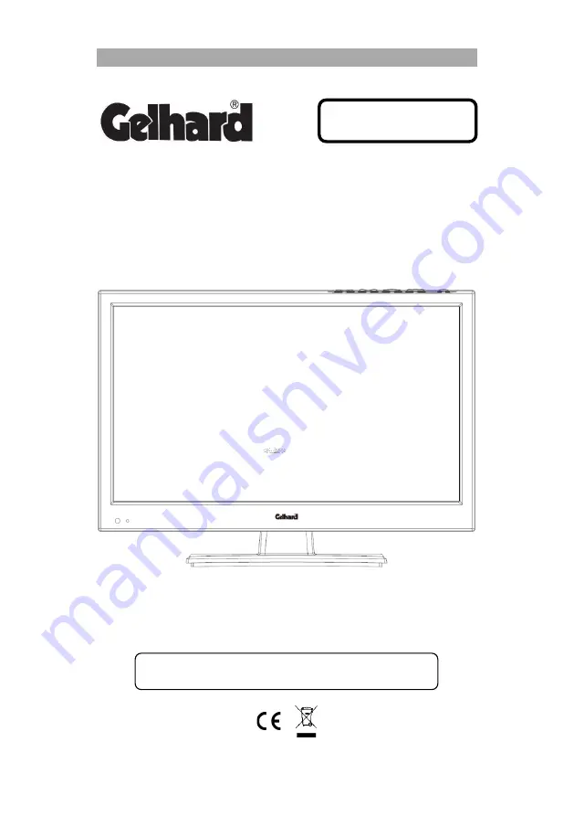 Gelhard GTV1682PVR User Manual Download Page 1