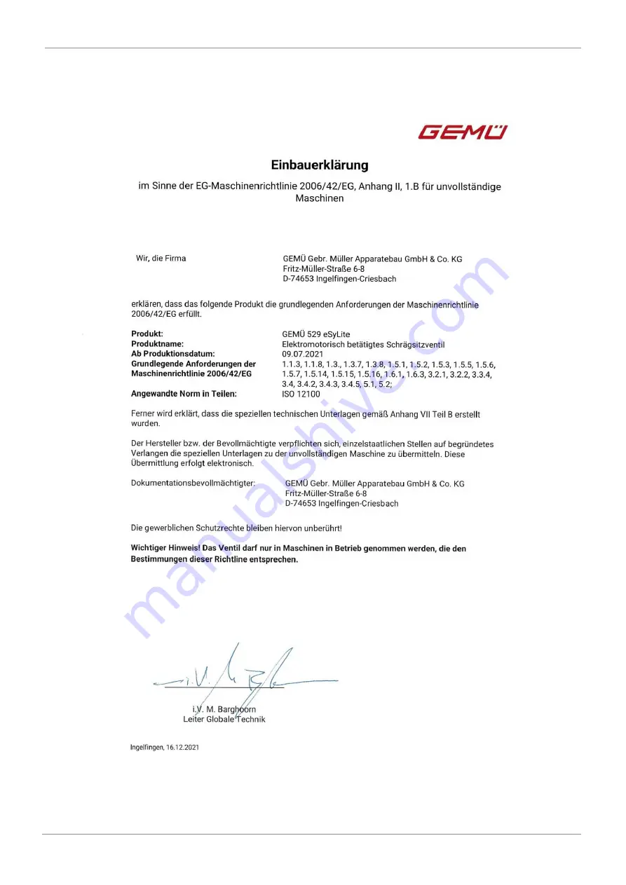 GEM 529 eSyLite Operating Instructions Manual Download Page 34