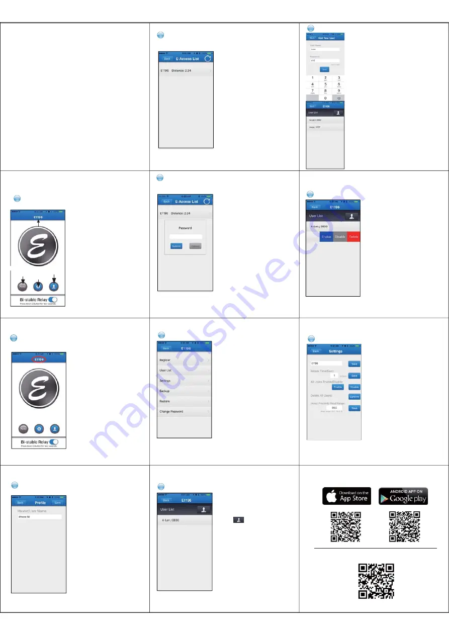 GEM E-ACCESS E1196 Instructions Download Page 1