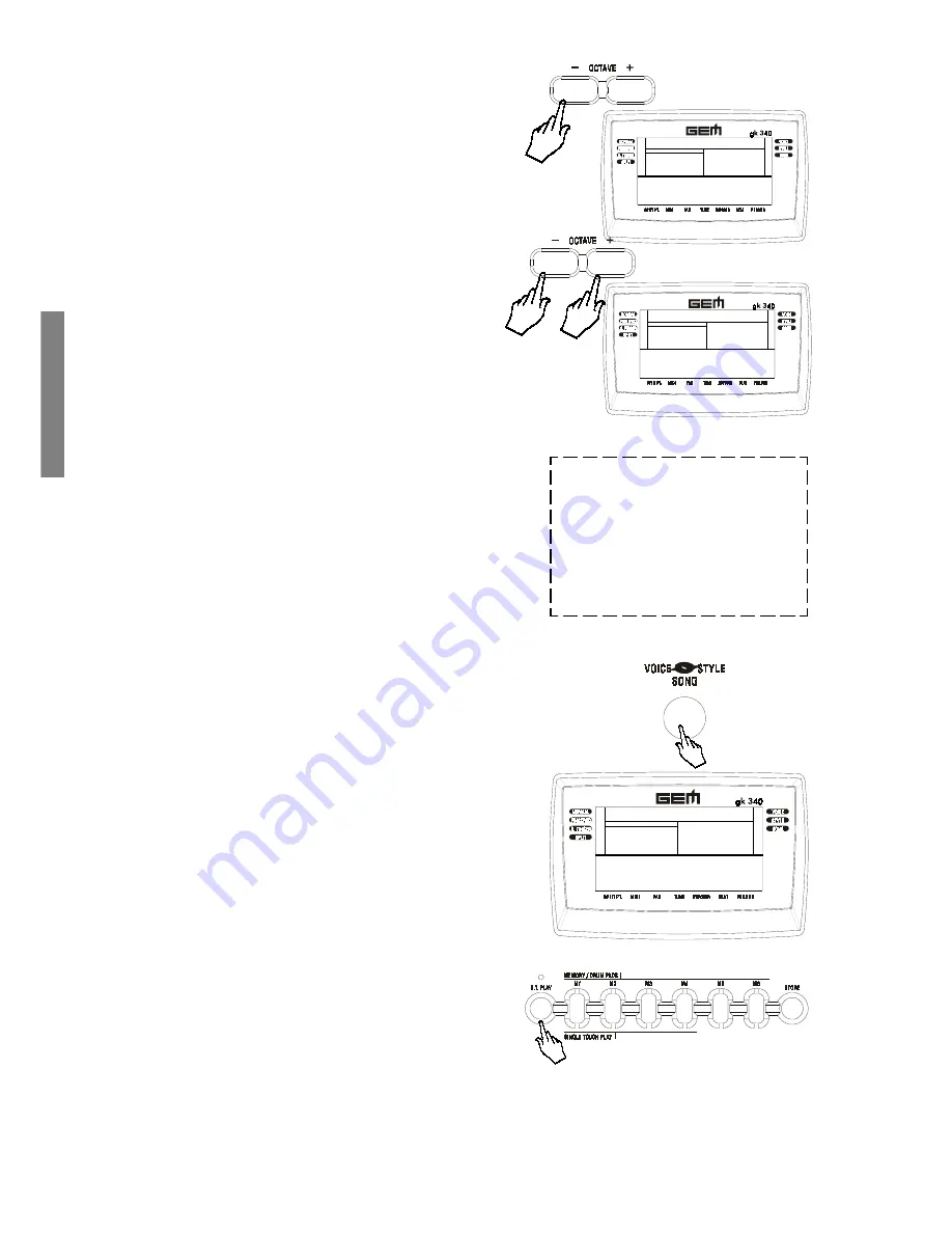 GEM GK 340 Owner'S Manual Download Page 12