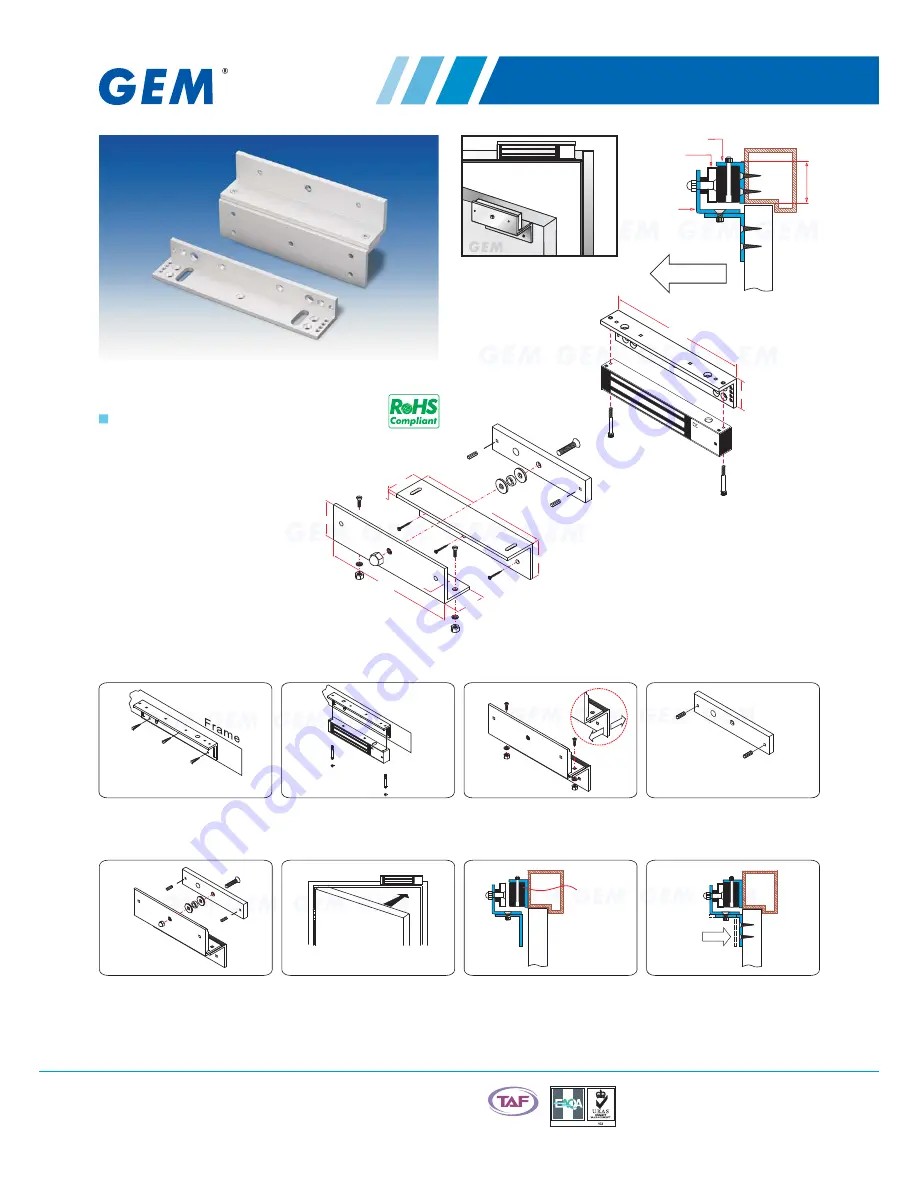 GEM LZ-EM150 Specification Sheet Download Page 1