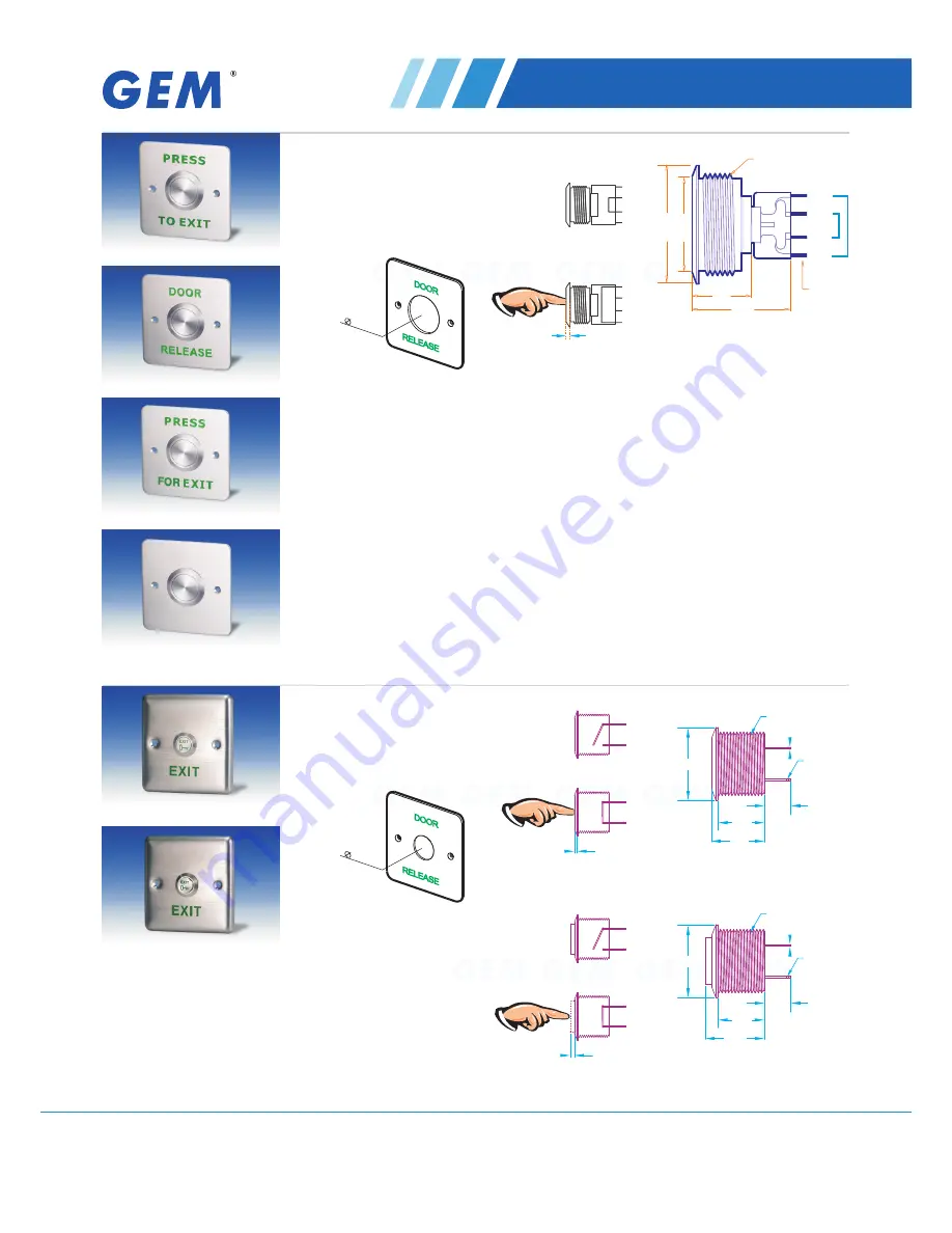 GEM PBT-211UK Скачать руководство пользователя страница 3