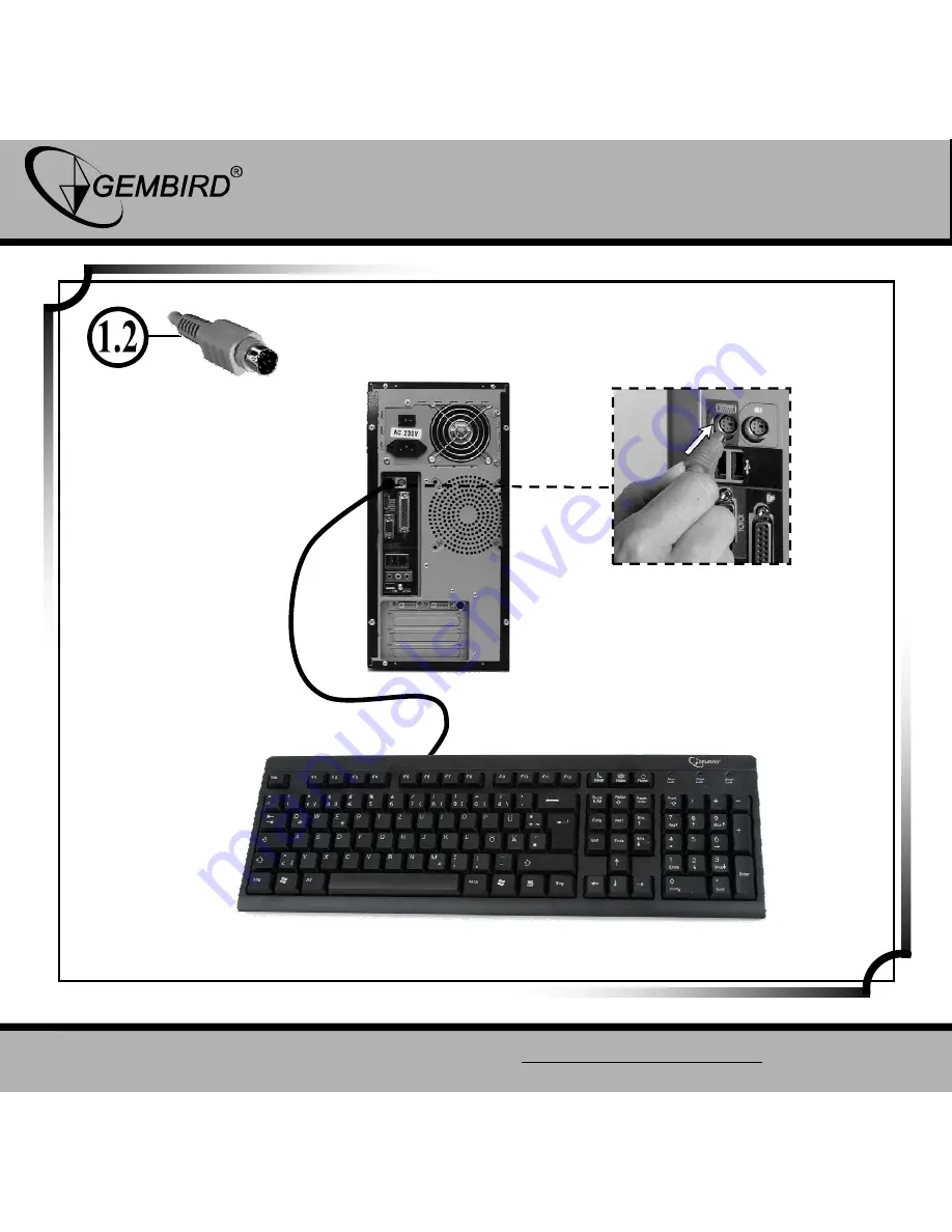 Gembird KB-8300-BL User Manual Download Page 4