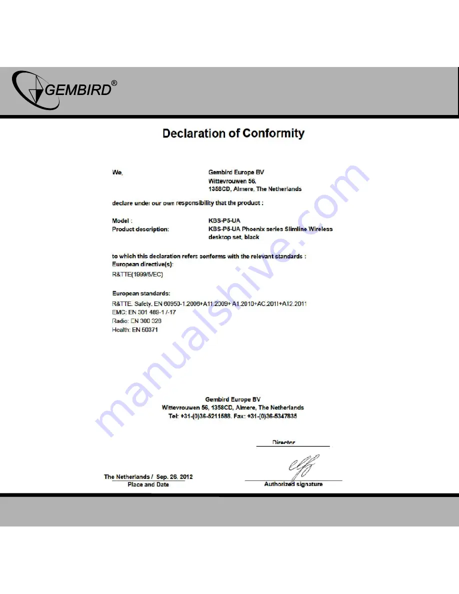 Gembird PHOENIX KBS-P5 User Manual Download Page 7