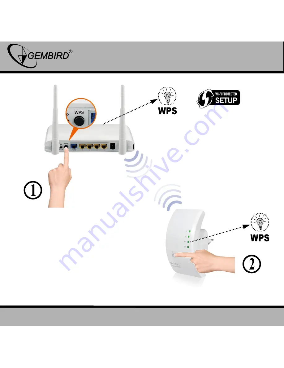 Gembird WNP-RP-003 Скачать руководство пользователя страница 2