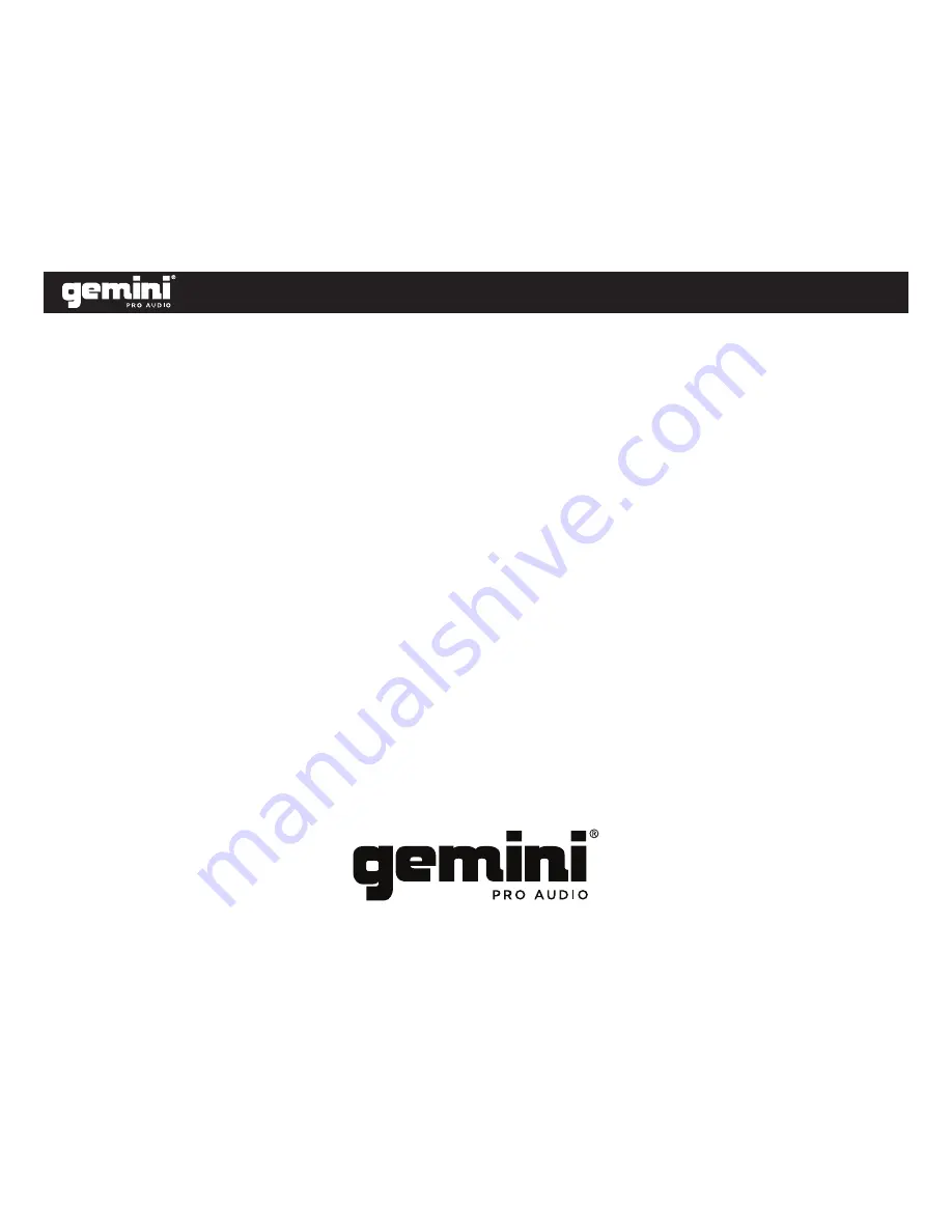 Gemini ES-210MXBLU User Manual Download Page 10