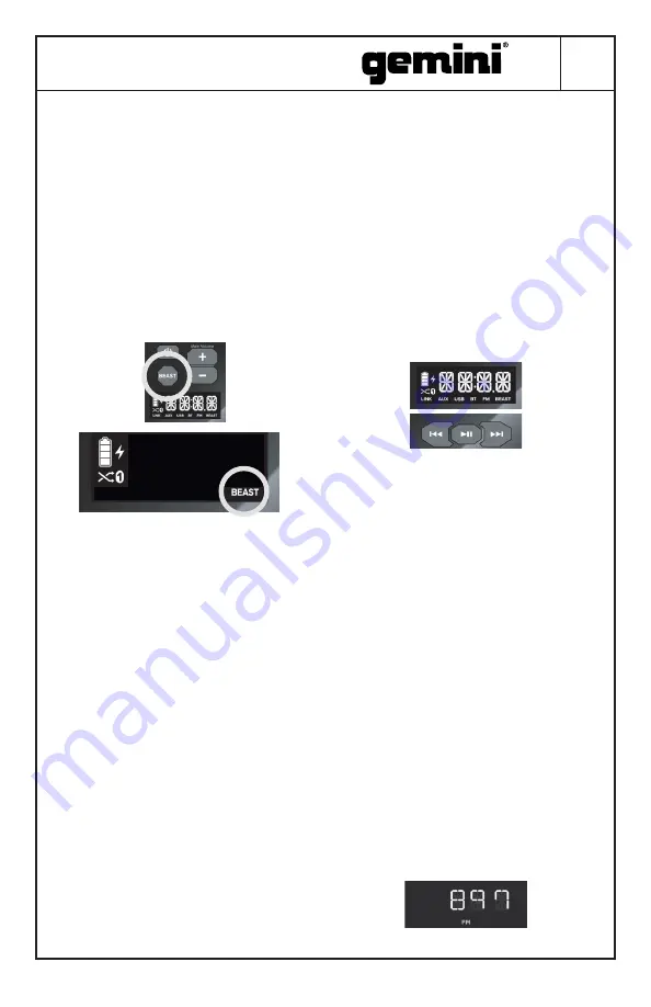 Gemini GSW-T1500PK User Manual Download Page 5