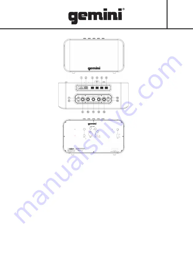 Gemini GTR-400 Manual Download Page 11