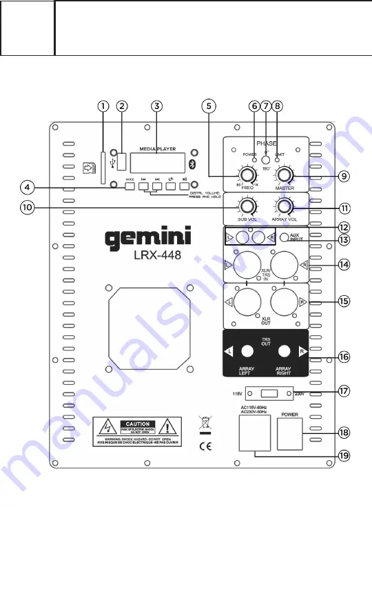 Gemini LRX-1204 Скачать руководство пользователя страница 8