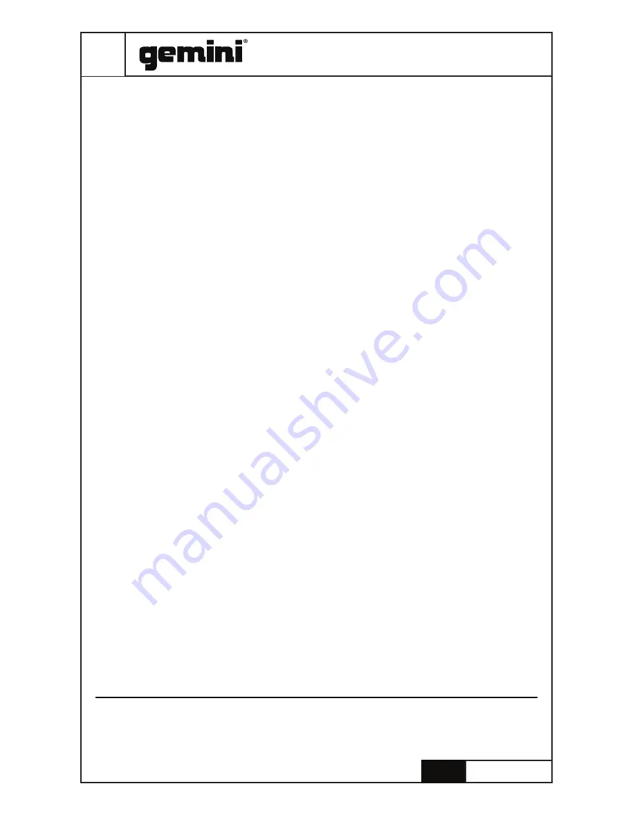 Gemini WRX-843 Series User Manual Download Page 24