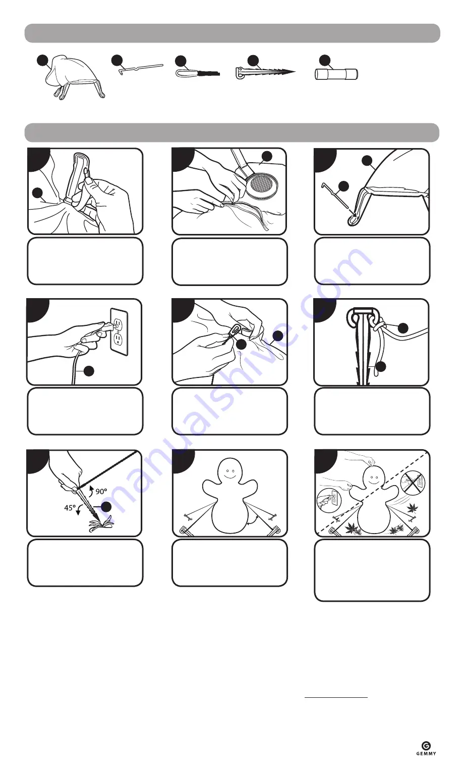 Gemmy AIRBLOWN INFLTABLE 220116 Manual Download Page 3