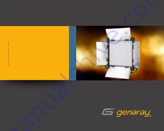 Genaray SpectroLED SP-S-800BD Скачать руководство пользователя страница 1