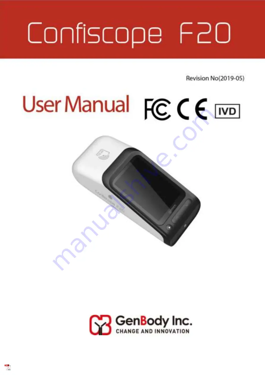 GenBody Confiscope g20 User Manual Download Page 1