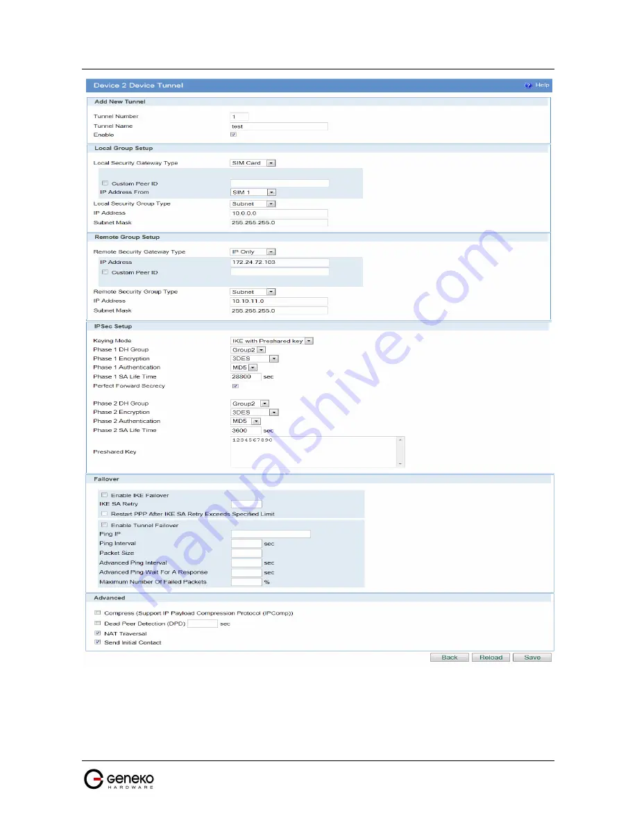 Geneko GWR-I series User Manual Download Page 37