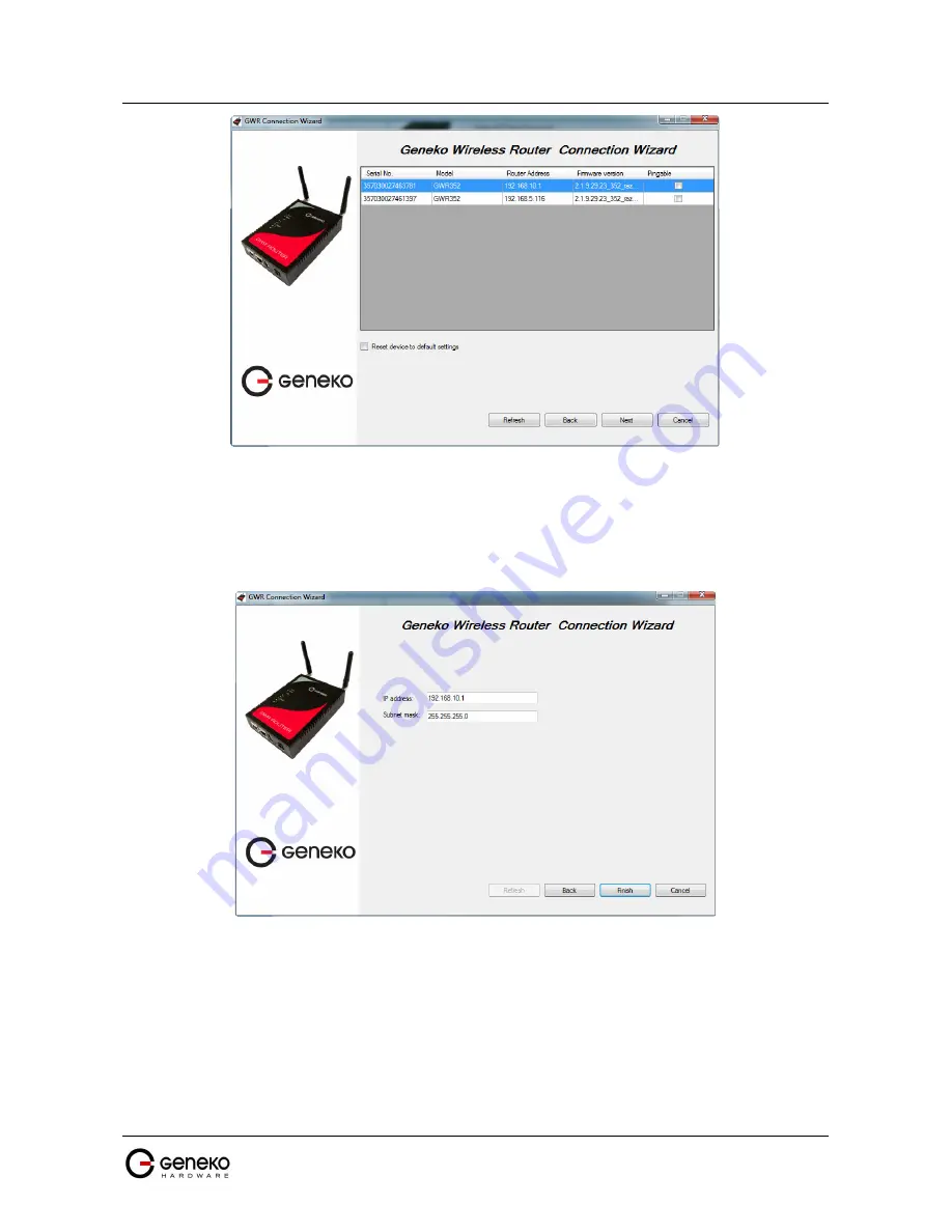 Geneko GWR-I series User Manual Download Page 71