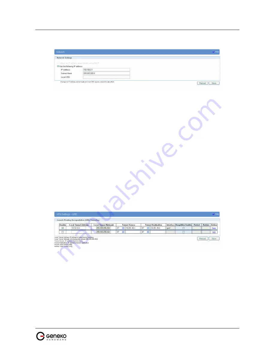 Geneko GWR-I series User Manual Download Page 78