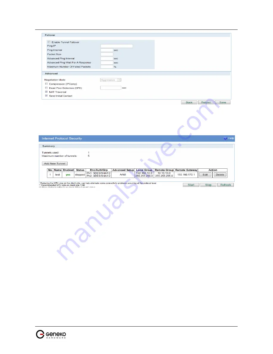 Geneko GWR-I series User Manual Download Page 105