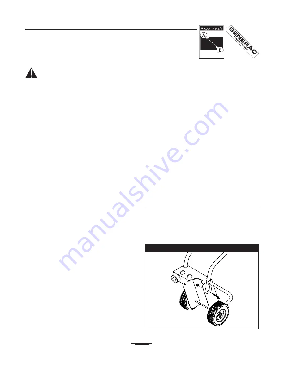 Generac Portable Products 1421-1 Owner'S Manual Download Page 5