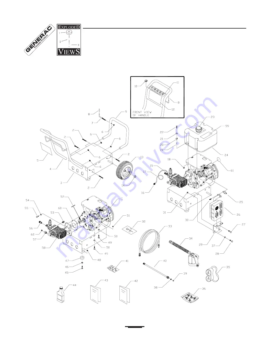 Generac Portable Products 1421-1 Owner'S Manual Download Page 18