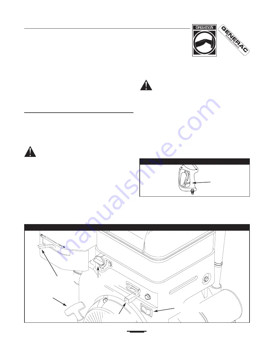 Generac Portable Products 1443-0 Owner'S Manual Download Page 9