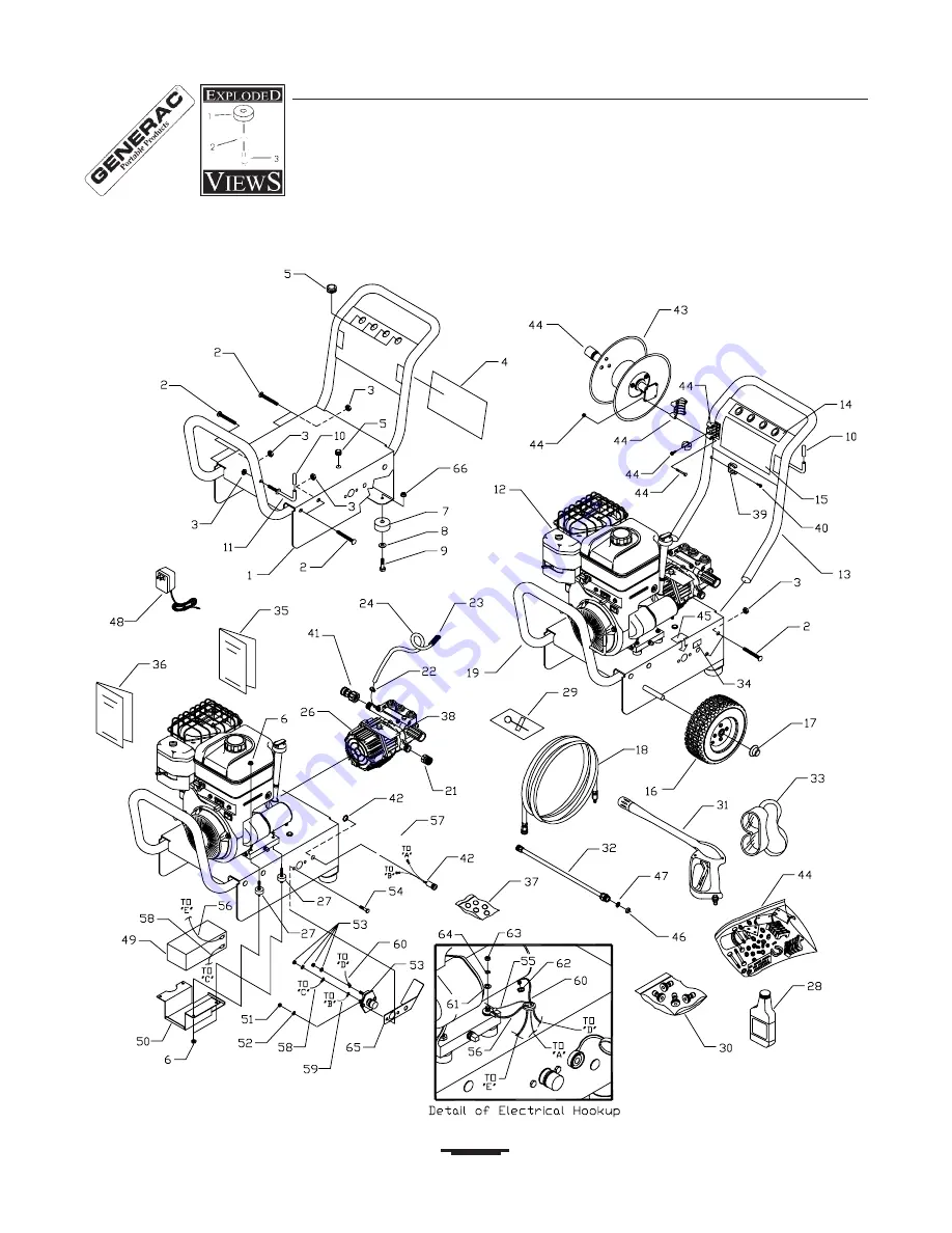 Generac Portable Products 1443-0 Owner'S Manual Download Page 20