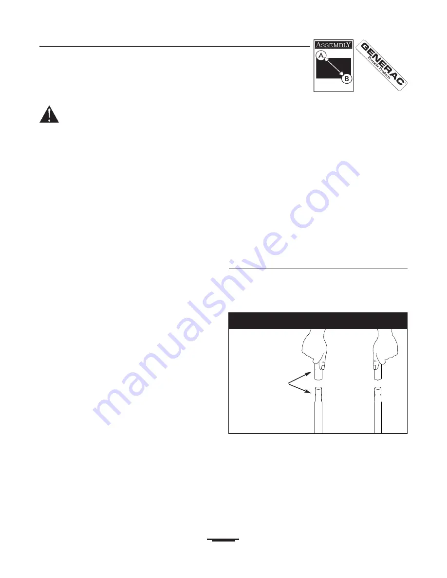 Generac Portable Products 1467-0 Owner'S Manual Download Page 5