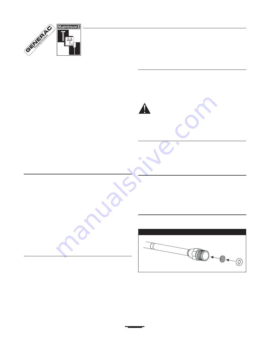 Generac Portable Products 1467-0 Owner'S Manual Download Page 12