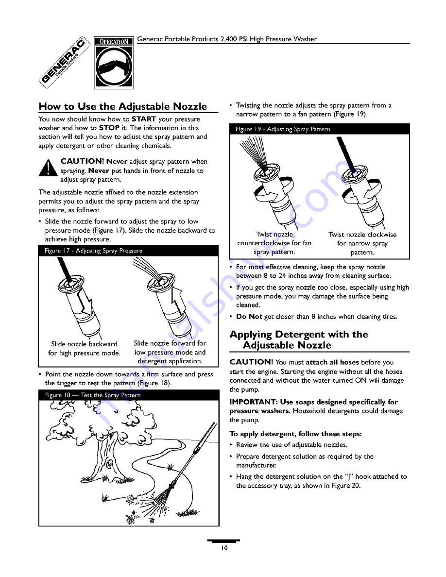 Generac Portable Products 1537-1 Owner'S Manual Download Page 10