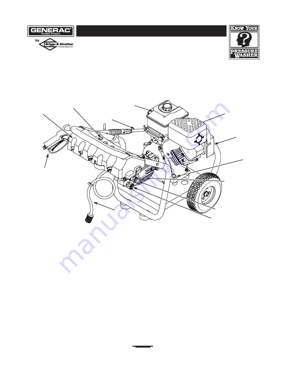 Generac Portable Products 2700PSI 1676-0 Owner'S Manual Download Page 4