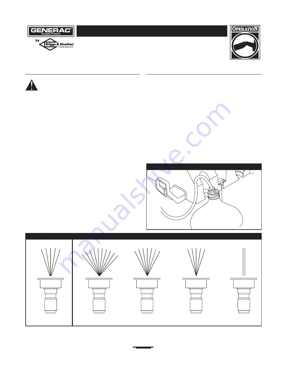 Generac Portable Products 2700PSI 1676-0 Owner'S Manual Download Page 10