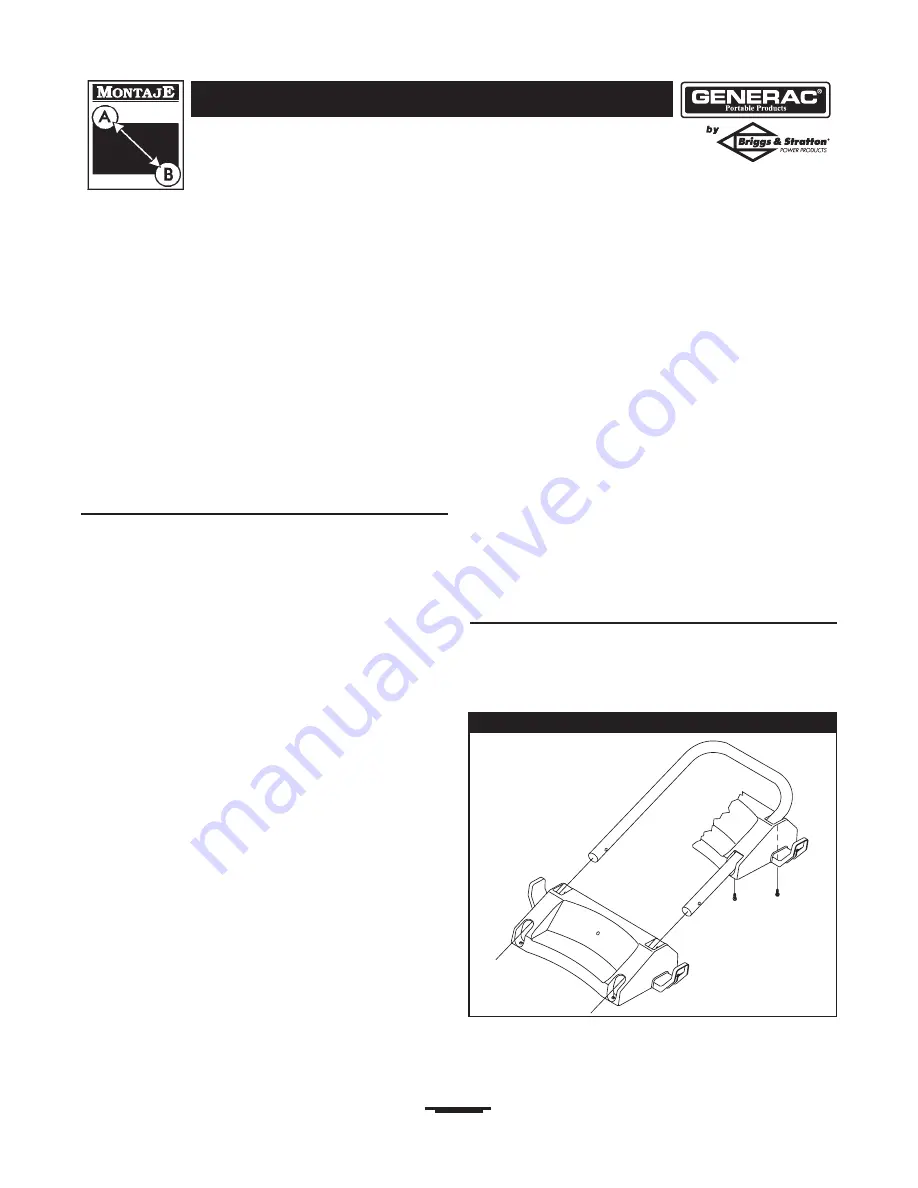 Generac Portable Products 2700PSI 1676-0 Owner'S Manual Download Page 23